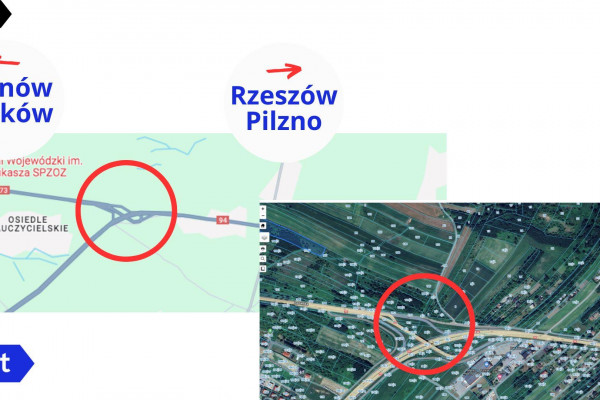 małopolskie, tarnowski, Skrzyszów, Ładna, Działka inwestycyjna na wjeździe do Tarnowa - obwodnica